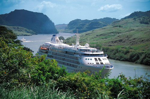 CRUCEROS DE LUJO PACIFICO CANAL DE PANAMA CARIBE SILVERSEA